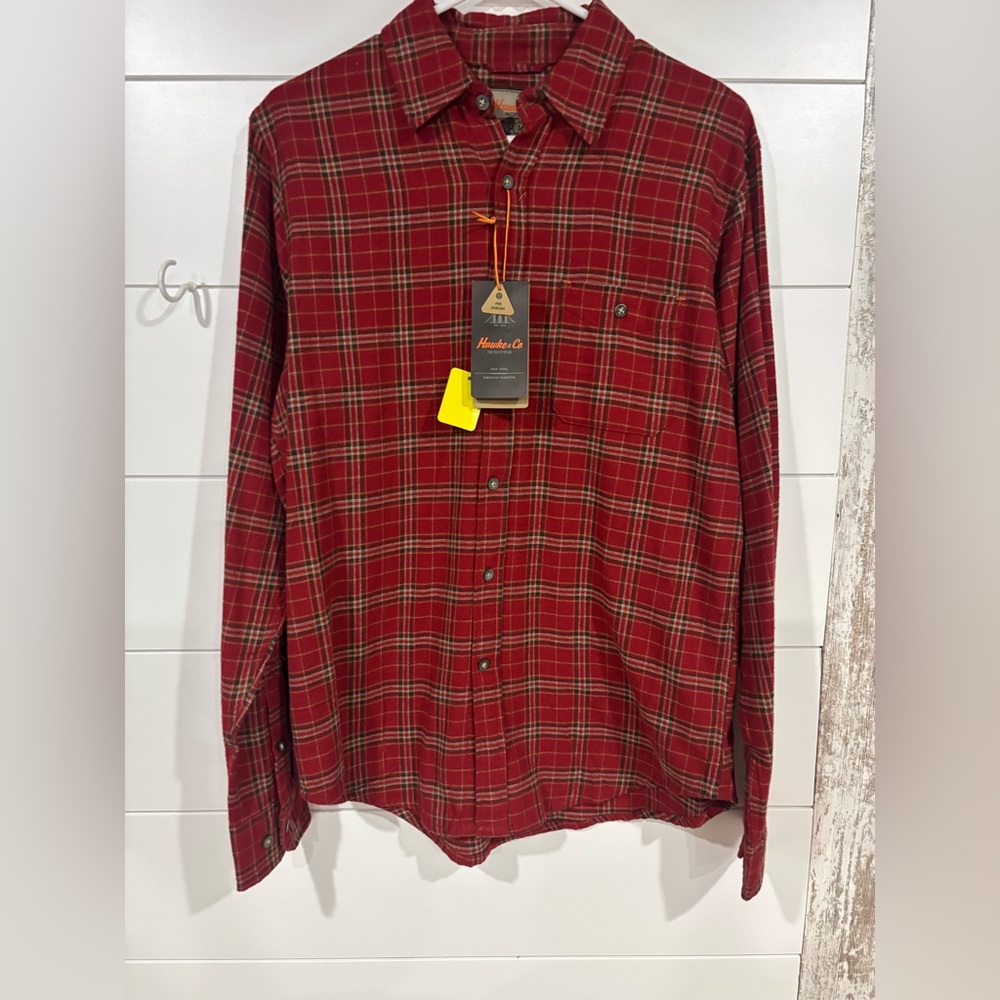 Hawke & Co Red Checkered Men's Shirt